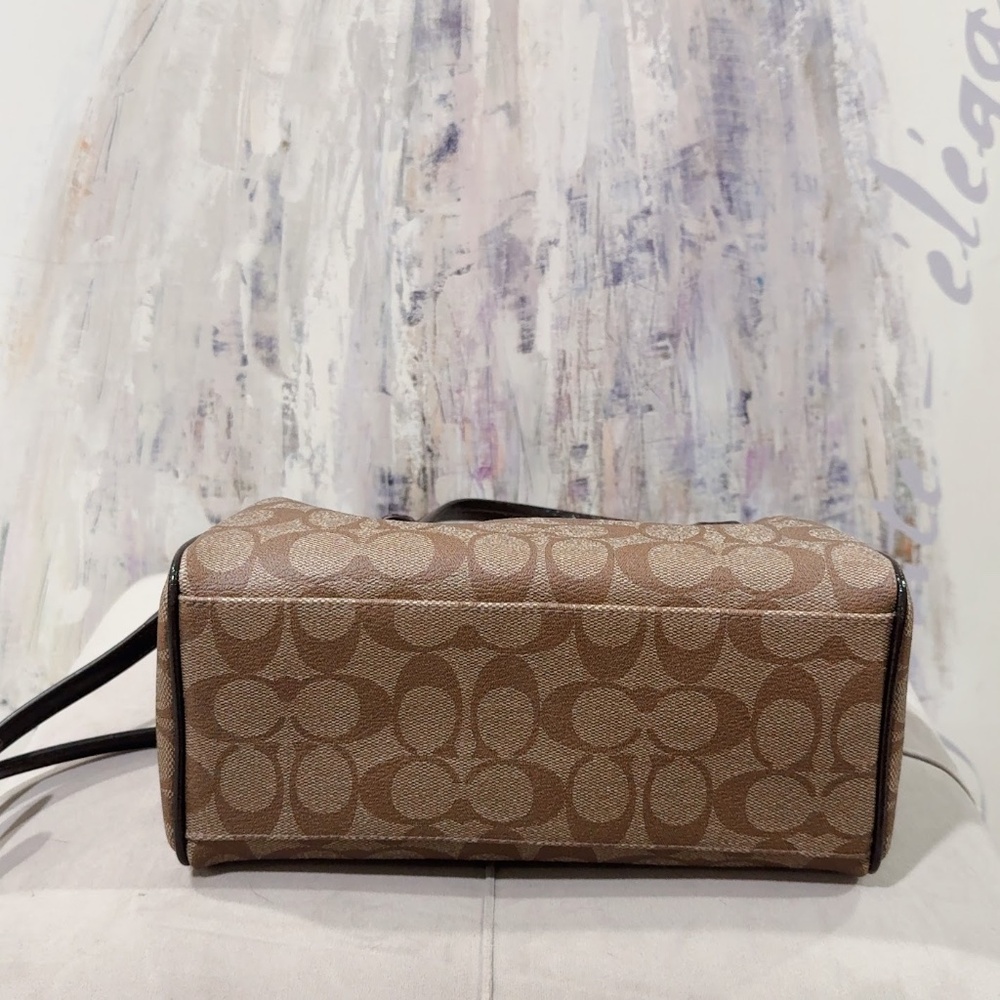 Coach F49862 Peyton Signature Bennett Mini Satchel Handbag Crossbody Bag - Picture 5 of 12